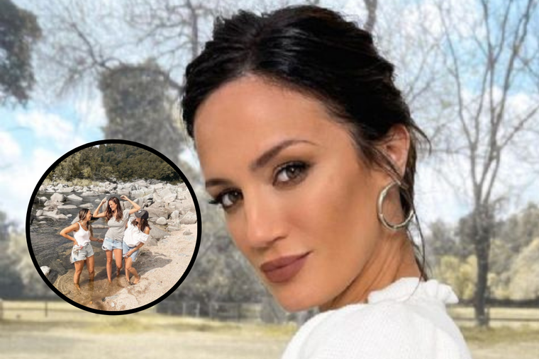 PAULA CHAVES PRESENTÓ A SUS MEJORES AMIGAS LO HIZO CON UNA SEGUIDILLA DE POSTALES JUNTAS.