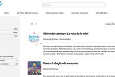 El portal Educ.ar volvió luego de haber estado offline. Foto: Captura de pantalla