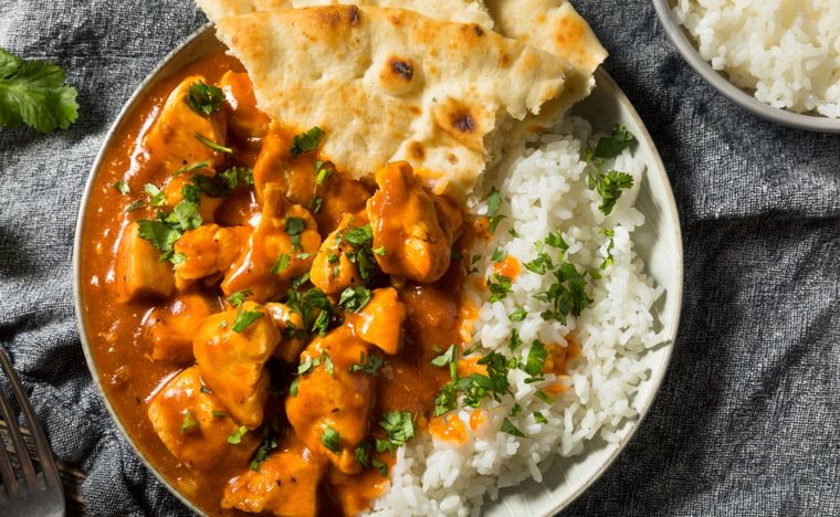 Pollo Tikka massala Una receta simple y con todo el sabor de la India. Foto: Shutterstock
