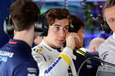 Franco Colapinto durante su tiempo como piloto de Williams durante la primera sesión de entrenamientos del Gran Premio de Brasil. Franco Colapinto durante su tiempo como piloto de Williams durante la primera sesión de entrenamientos del Gran Premio de Brasil.