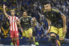 Battaglia marcó el gol del triunfo para Boca ante Barracas. Foto: Fotobaires