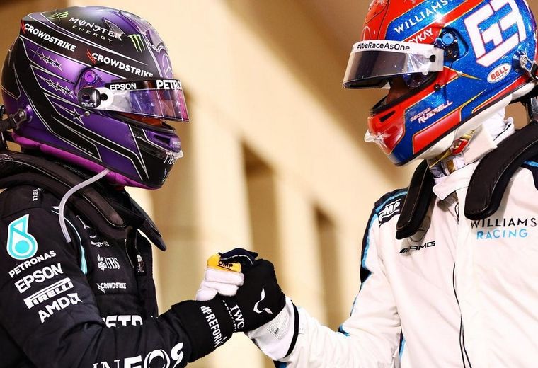 Una de las fotos que eligió Hamilton para darle la bienvenida a su compatriota Foto: Instagram @lewishamilton