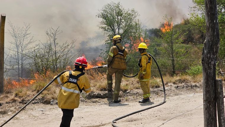 En horas de la madrugada, la jefa comunal de una localidad de la provincia de Córdoba ordenó la evacuación de todo el pueblo Foto: Gobierno de Córdoba