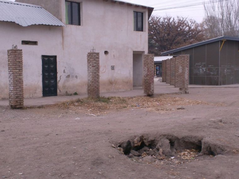 Así se ve la entrada a la terminal de ómnibus. Foto: MDZ