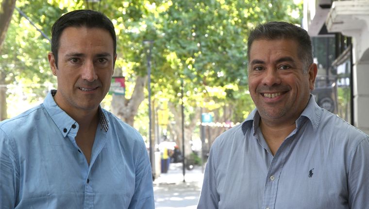 Maximiliano Caratti y Cristian Videla. Foto: Walter Moreno/Mdz