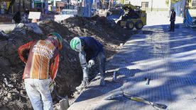 Avanzan las obras en el entorno de la Terminal de Ómnibus. Avanzan las obras en el entorno de la Terminal de Ómnibus.