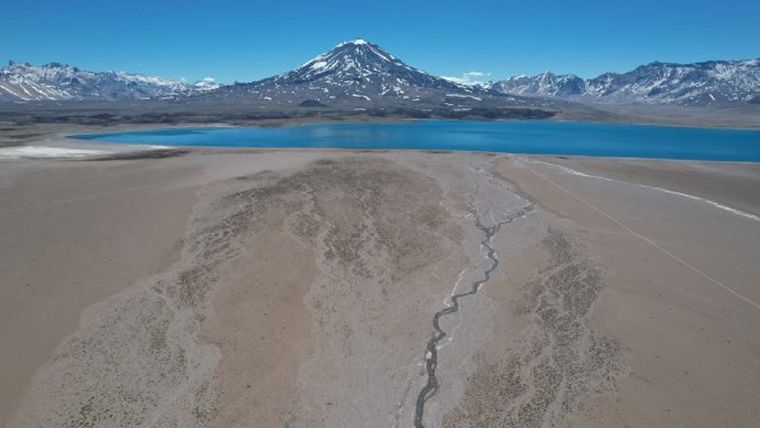 La temporada de visitas en la Laguna del Diamante aún no ha sido inaugurada Foto: Gobierno de Mendoza