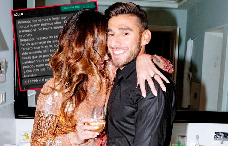 Los chats entre Salvio y su exmujer, Magalí Aravena, antes del escándalo y la denuncia por lesiones en contexto de violencia de género.