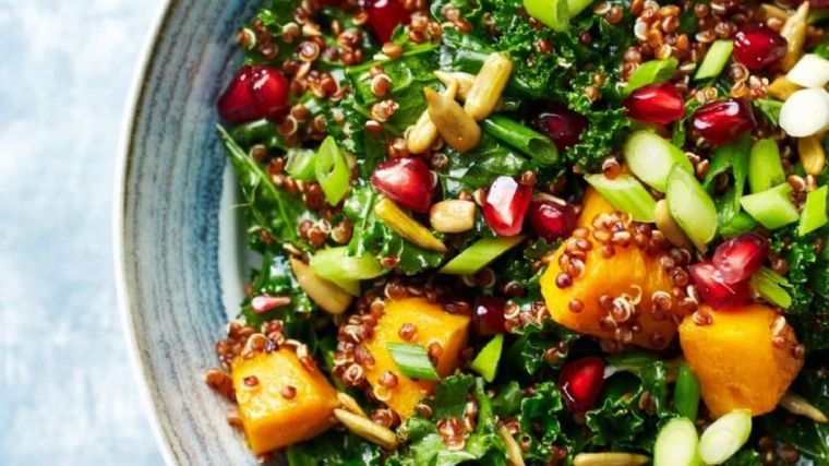 Esta ensalada de calabaza es la mejor opción para tu cena Foto: Shutterstock