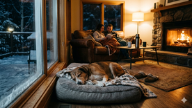 Dónde debe dormir un perro en los meses de frío. Fuente: IA Gemini. Dónde debe dormir un perro en los meses de frío. Fuente: IA Gemini.