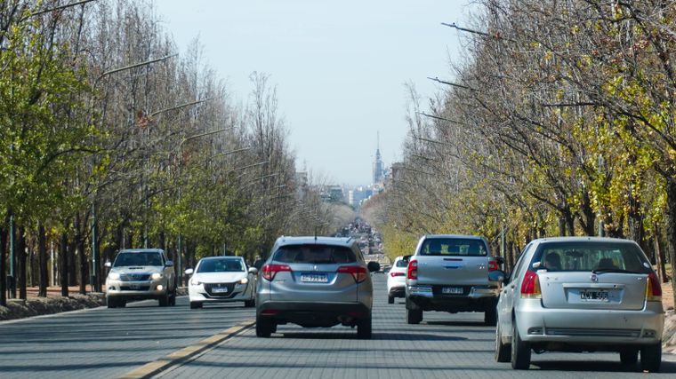 El pulso acelerado de una de las arterias más transitadas de la ciudad se vió alterado por una pstal inesperada.