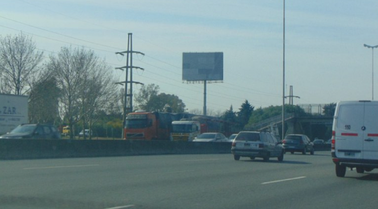 La zona de la Panamericana en la que ocurrió el hecho Foto: NA