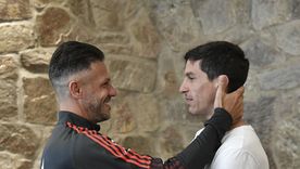 Nacho Fernández habló del supuesto conflicto con Martín Demichelis. Foto: River Plate Nacho Fernández habló del supuesto conflicto con Martín Demichelis. Foto: River Plate