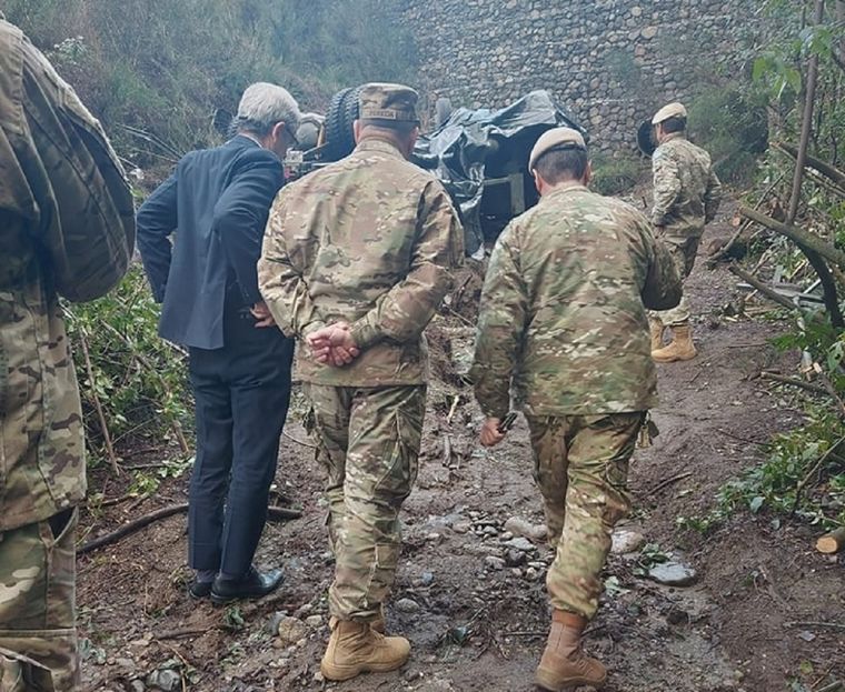 En el accidente murieron cuatro soldados y otros 18 resultaron heridos Foto: Facebook Ejército Argentino