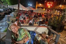 elisa carrio se durmio en corrientes y la foto es furor en redes