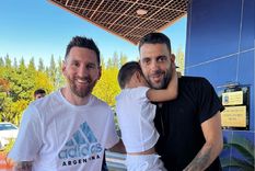 El hijo de Ailén Bechara no quiso sacarse una foto con Lionel Messi y se volvió viral en las redes. Foto: Instagram @ailen_bechara