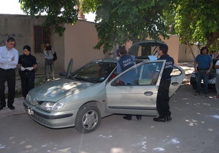 Este Renault Megane es propiedad del único detenido. Foto: Ministerio de Seguridad