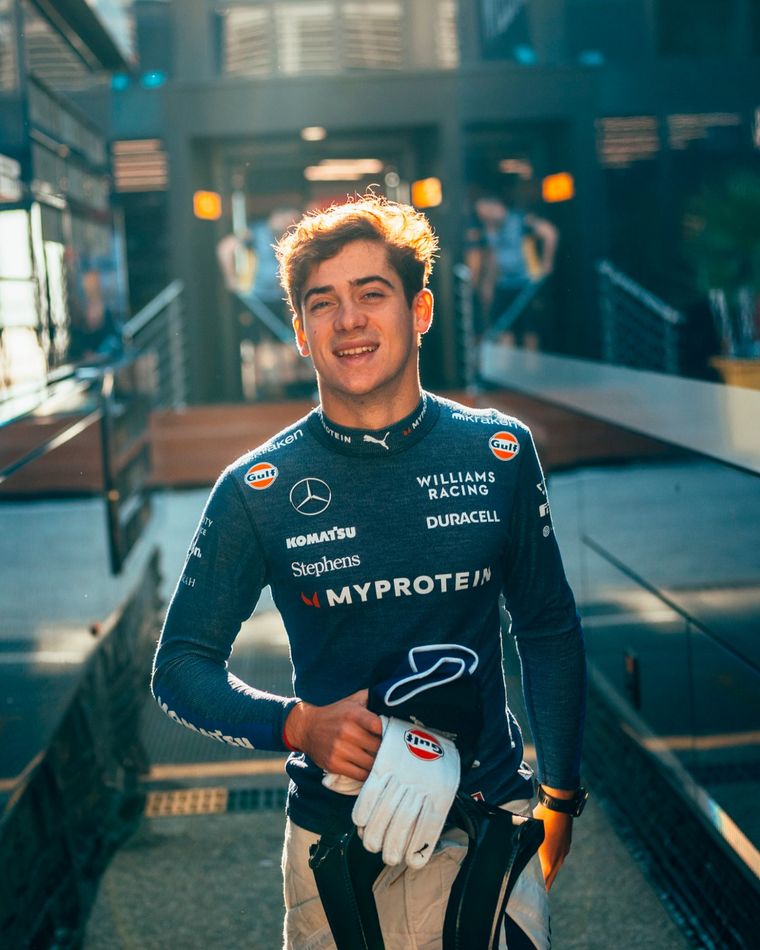 Inteligencia artificial y Franco Colapinto Foto: @WilliamsRacing