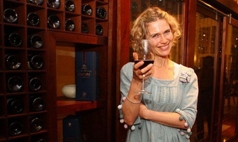 Maru disfrutó interesantes degustaciones de vino en el bar del hotel. Foto: Gentileza