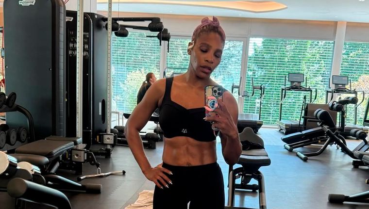 Serena Williams mostró su nueva figura en redes sociales e ilusionó a los fanáticos.