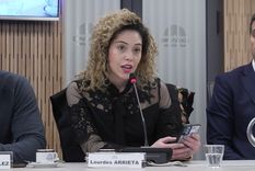 La diputada Lourdes Arrieta se quedó poder en Mendoza. Foto: X @lulumicart