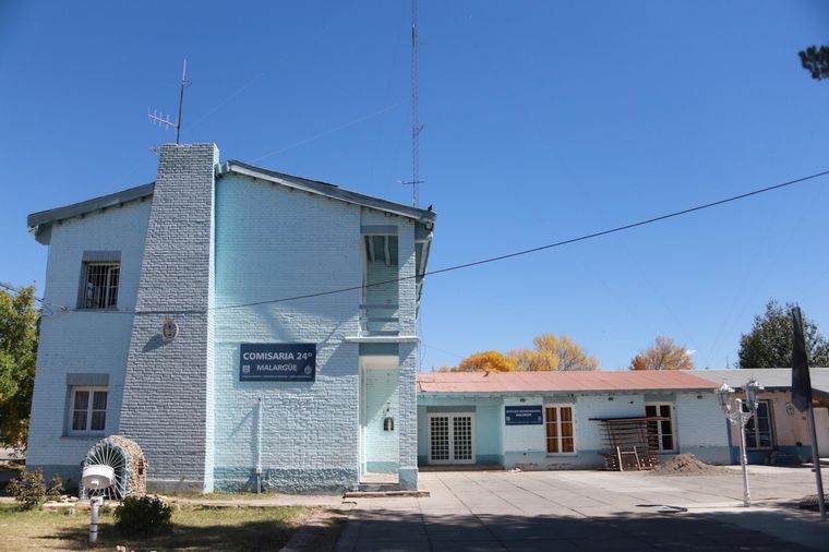 La mujer borracha fue trasladada a la Comisaría 24° de Malargüe