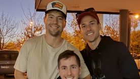 El reencuentro entre los pilotos. Fuente: ig: @stefanocaimi.