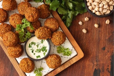 Falafel con garbanzos Una receta simole y deliciosa para hacer en pocos pasos. Foto: Shutterstock
