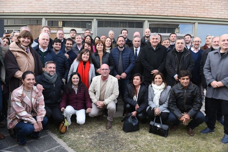 La Mesa Nacional de Juntos por el Cambio se reunió en la ciudad cordobesa de Río Cuarto. Foto: Télam