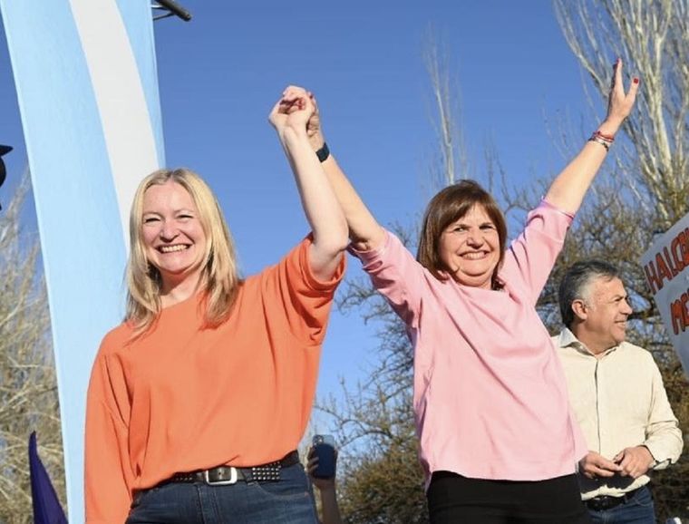 Hebe Casado y Patricia Bullrich Foto: X: @hebesil