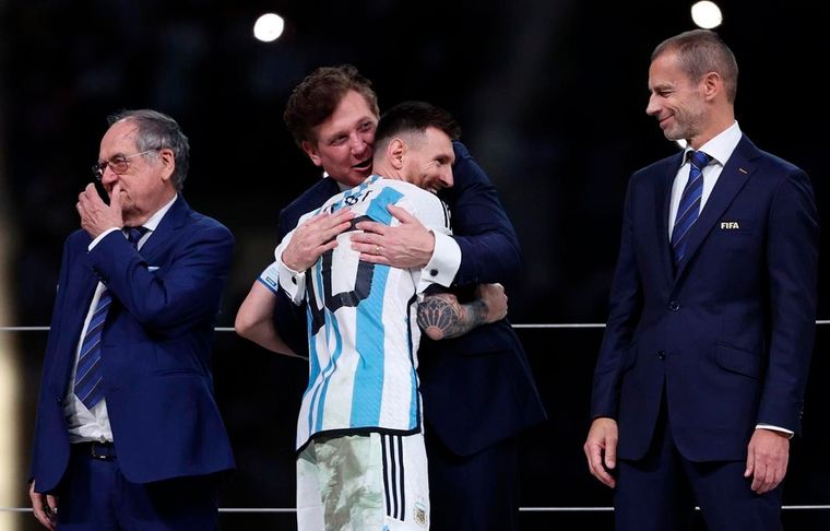 Alejandro Domínguez El presidente de la Conmebol felicitó a Argentina por el título.