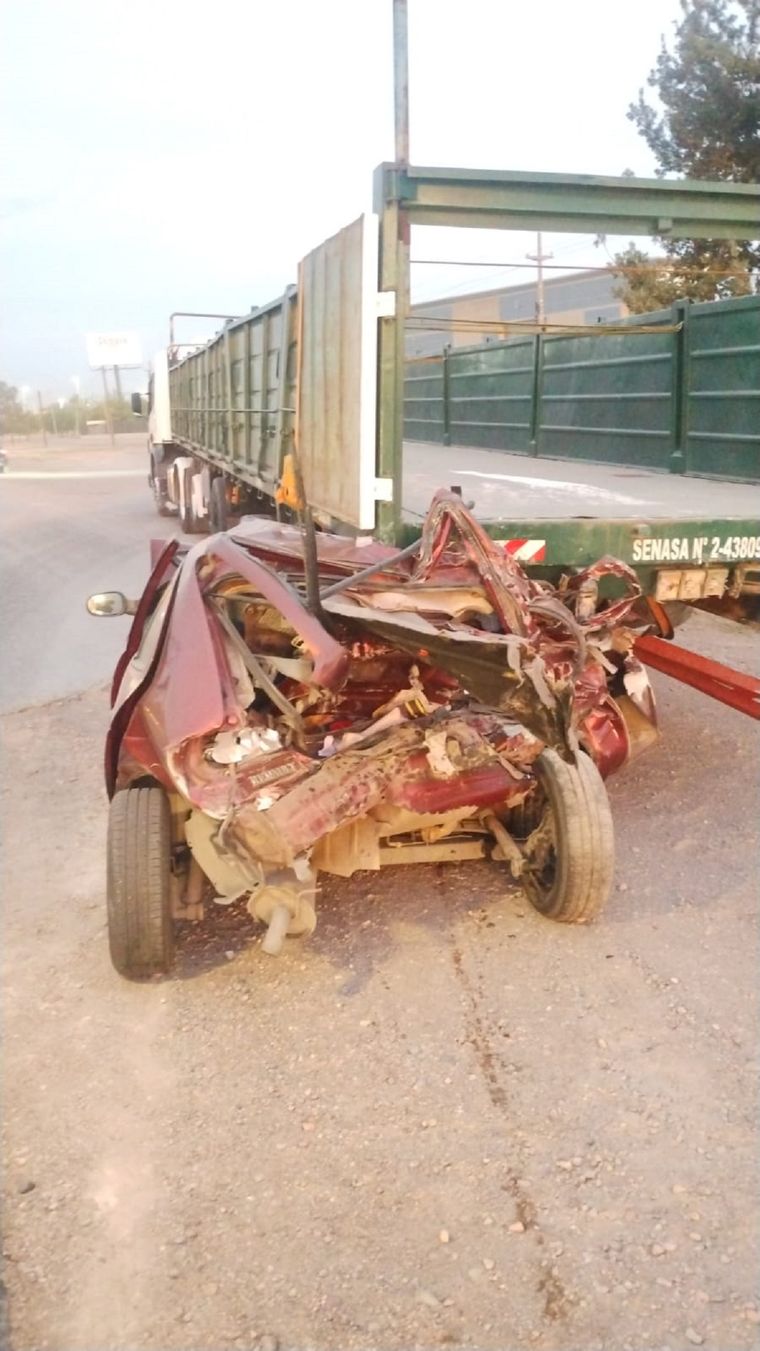 Brutal accidente. Foto: Juan Tuzzi /MDZ. 