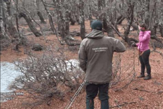 Las autoridades se encuentran rastrillando la zona de Cerro Lindo para encontrar a las jóvenes Foto: X Las autoridades se encuentran rastrillando la zona de Cerro Lindo para encontrar a las jóvenes Foto: X