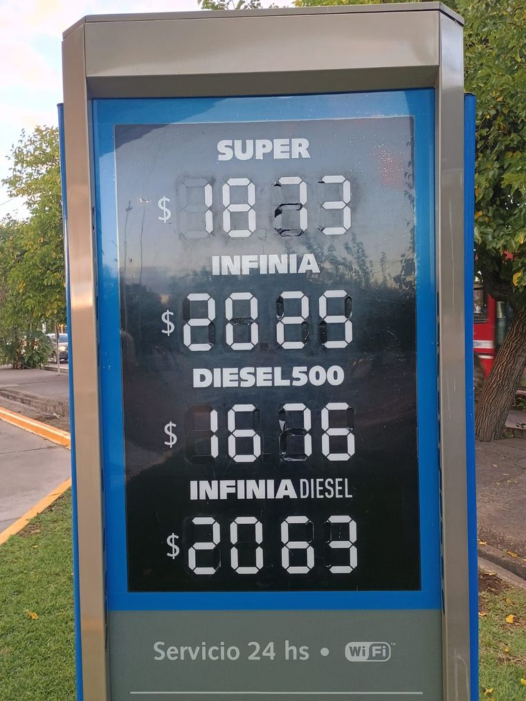 La nafta volvió a subir este viernes La nafta volvió a subir este viernes