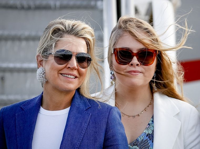 Catalina Amalia y su mamá, Máxima de los Países Bajos.