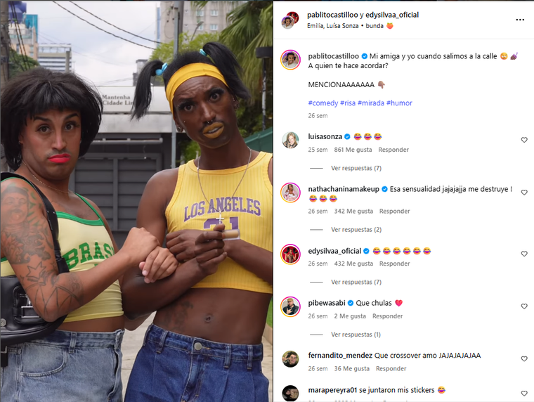 Pablito Castillo y su faceta de humorista. Créditos: Instagram / pablitocastillo Pablito Castillo y su faceta de humorista. Créditos: Instagram / pablitocastillo