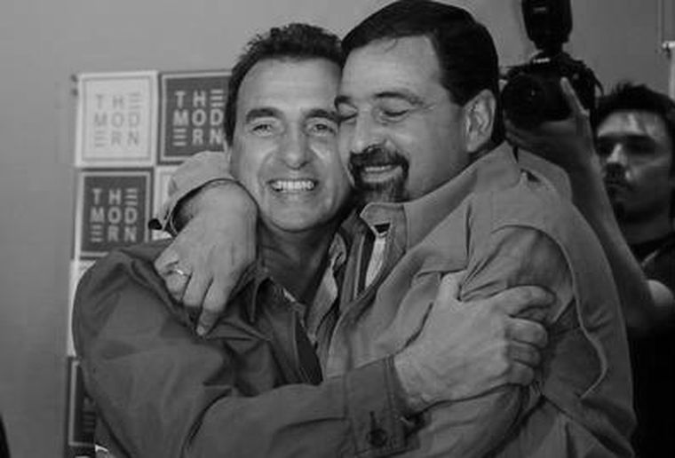 Todo es afecto entre Paco Pérez y Carlos Ciurca.