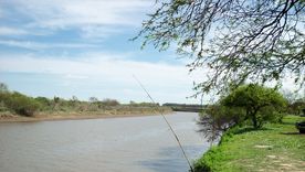 El pueblo de Puerto Gaboto se ubica en la confluencia del río Carcarañá con el Coronda.