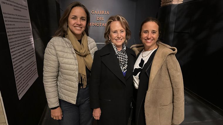 Gaby Rosero, Eliana Bórmida y Luisa Yanzón. Gaby Rosero, Eliana Bórmida y Luisa Yanzón.