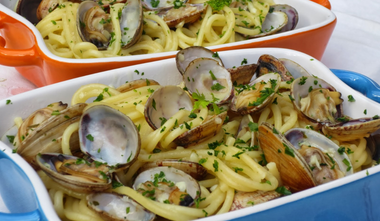 Pasta con almejas: un festín de mariscos en cada bocado Foto: Juani de Ana Sevilla