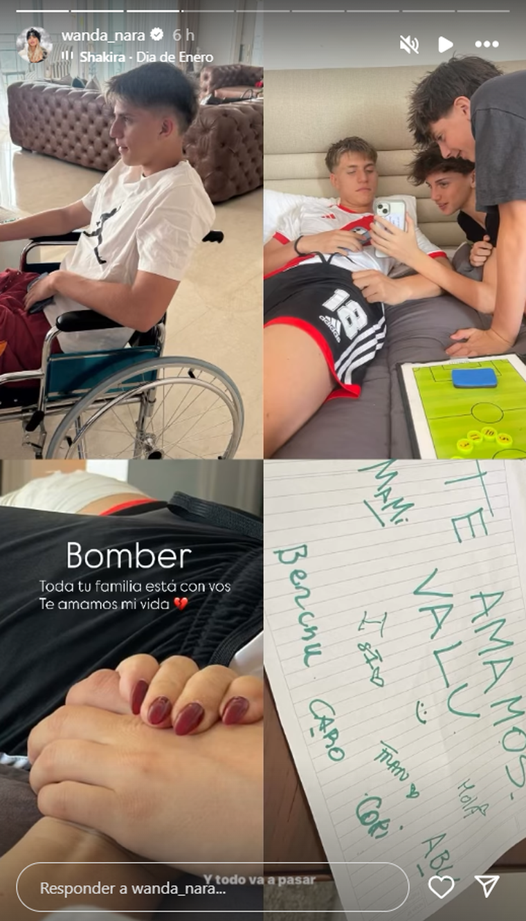 Wanda Nara le dedicó un posteo a Valentino López. Foto: captura de pantalla Instagram/ @wanda_nara. Wanda Nara le dedicó un posteo a Valentino López. Foto: captura de pantalla Instagram/ @wanda_nara.