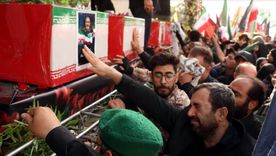 En Irán, hubo una caravana multitudinaria con cientos de los faleecidos por los ataques. Foto EFE