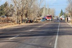 Los instantes posteriores al accidente