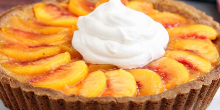 Tarta de durazno Foto: Cookpad