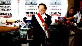 José María Balcázar, izquierdista y polémico, nuevo presidente de Perú. Foto Efe