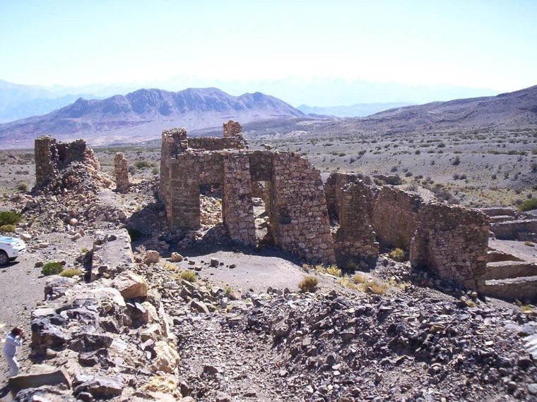 Las ruinas de Paramillos, en Las Heras. Foto: Archivo Las ruinas de Paramillos, en Las Heras. Foto: Archivo