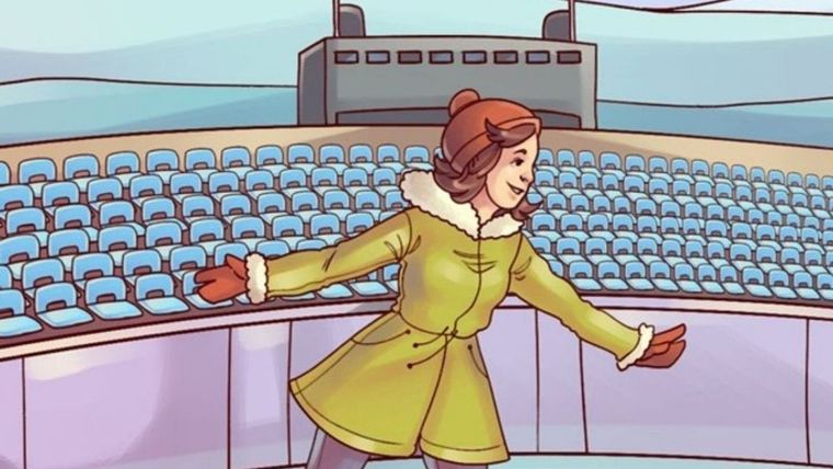 ACERTIJO VISUAL ACERTIJO VISUAL, RETO VISUAL, PISTA DE HIELO Foto: ARCHIVO