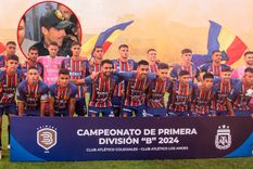 Closs estuvo presente en la consagración de Colegiales. Foto: Colegiales y captura ESPN Closs estuvo presente en la consagración de Colegiales. Foto: Colegiales y captura ESPN