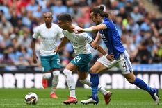 El City y el Leicester juegan en Wembley Foto: EFE El City y el Leicester juegan en Wembley Foto: EFE