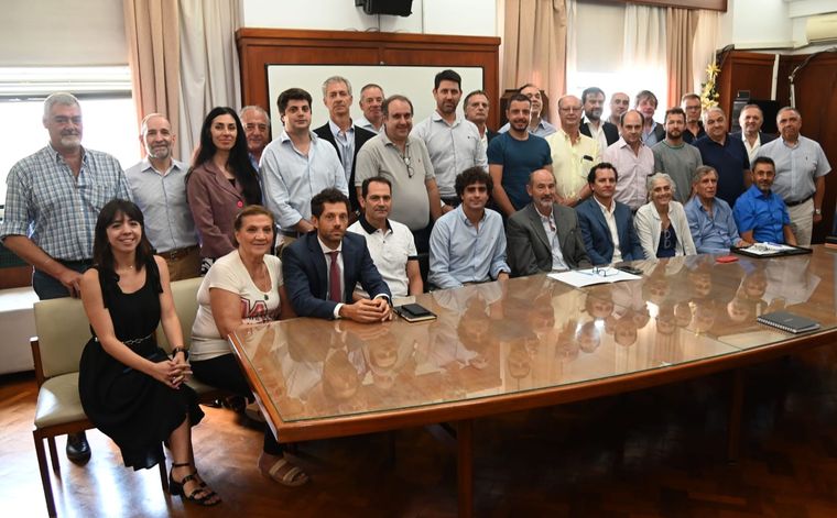 La reunión se llevó a cabo en la Casa de Gobierno Foto: Gobierno.